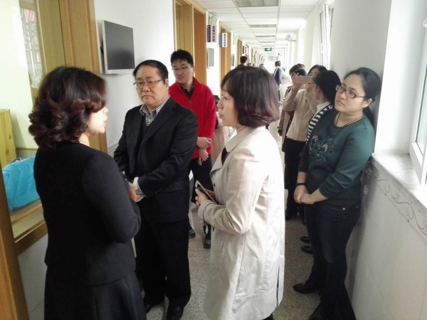 观摩海淀区特教中心对残疾儿童进行教育评估