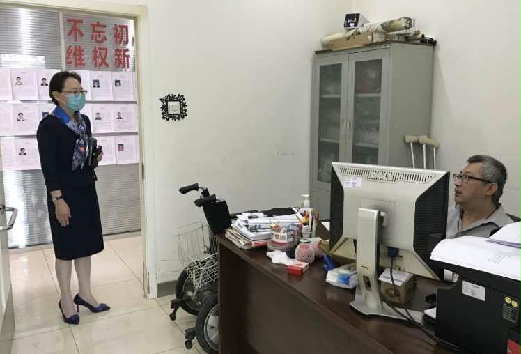 检查指导信访接待和防疫工作
