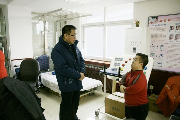 图为调研现场
