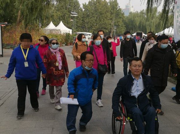 图为体验现场