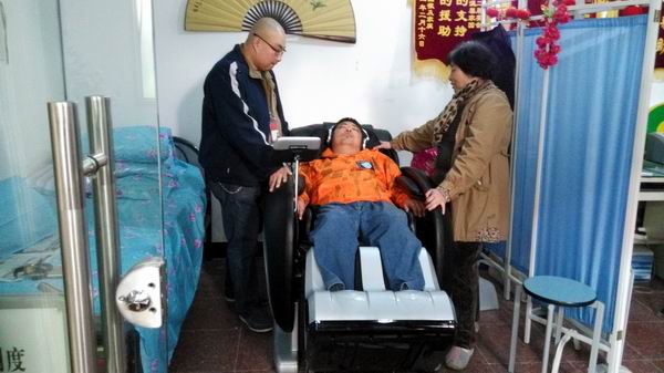 图为音乐理疗现场