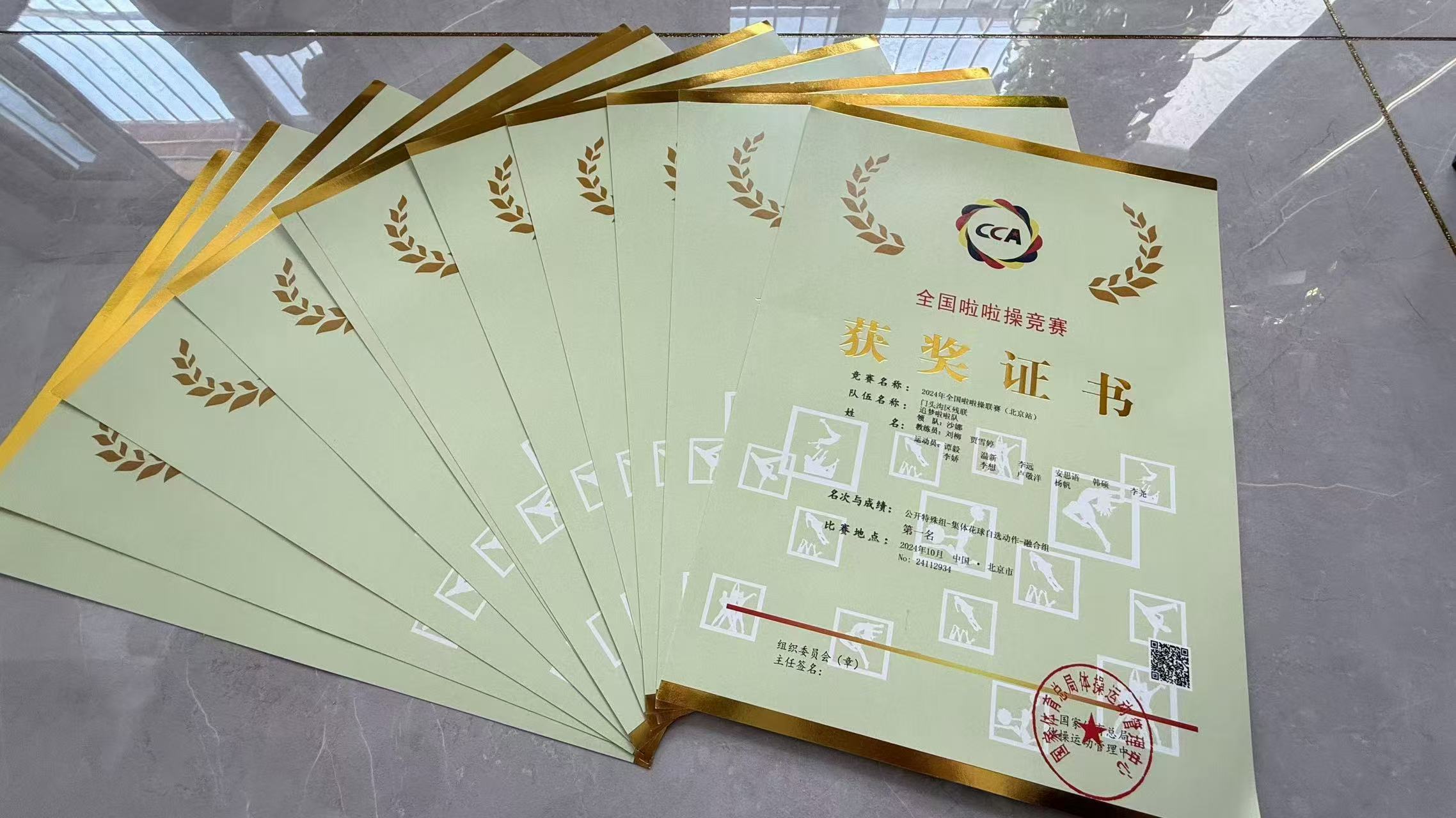 获奖证书