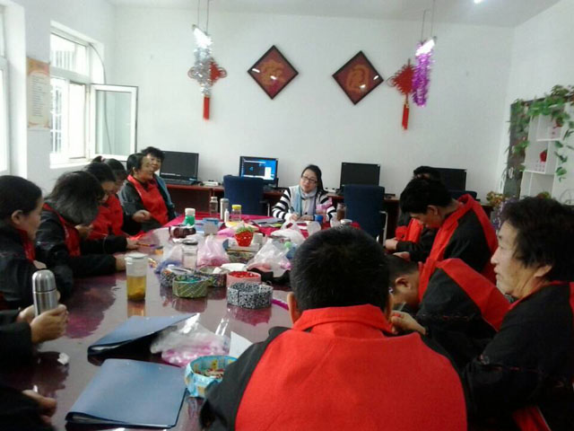 图为总结大会现场