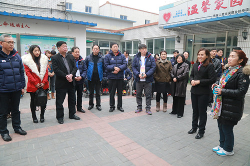 图为参观现场