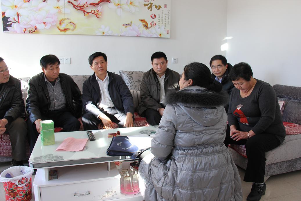 图为入户现场