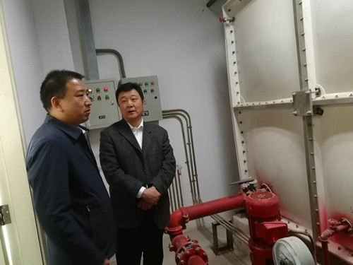郭旭升书记到辅具中心进行安全检查