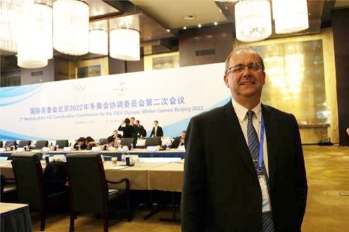 图为国际残奥委会首席执行官泽维尔•冈萨雷斯