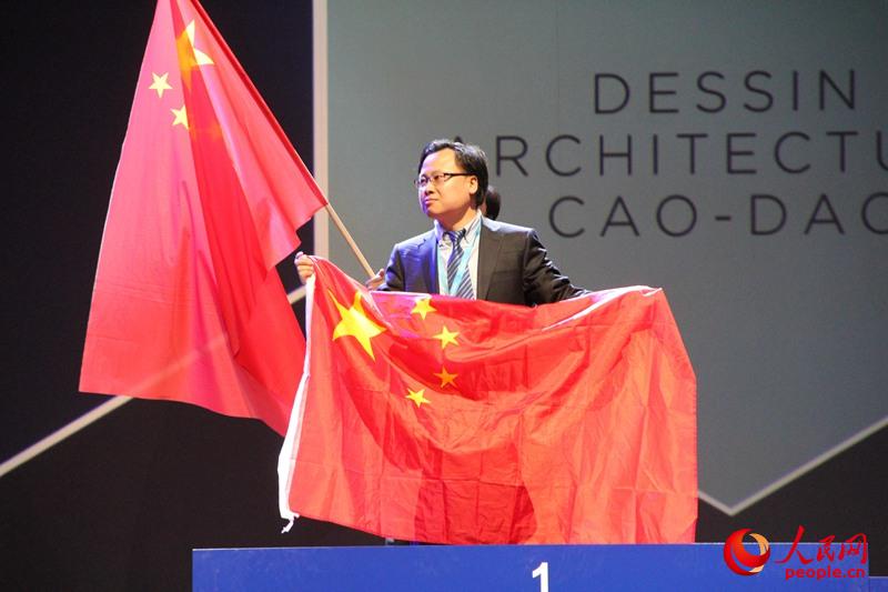 吴建寅荣获建筑CAO金牌。李永群摄