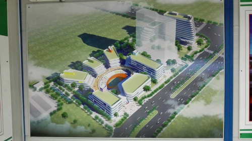 图为广东省康复中心、辅具中心和聋儿中心二期建设项目效果图
