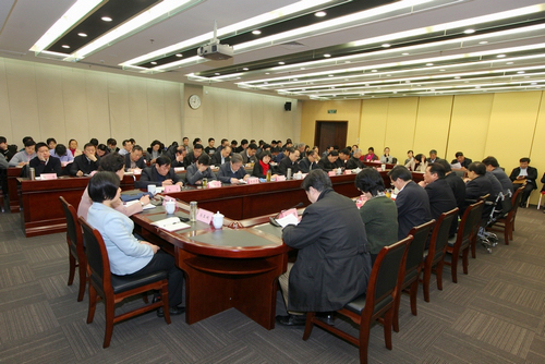 图为廉政工作会现场