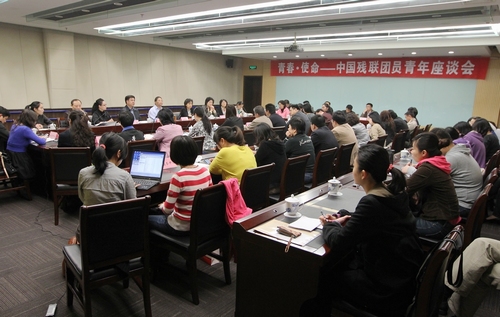 图为座谈会现场