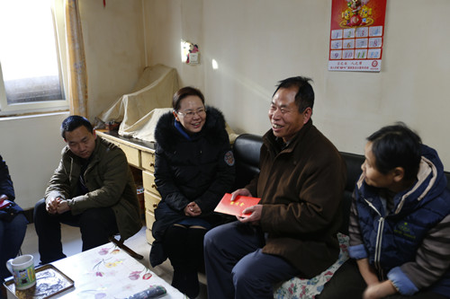 图为走访现场