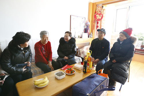 图为走访现场
