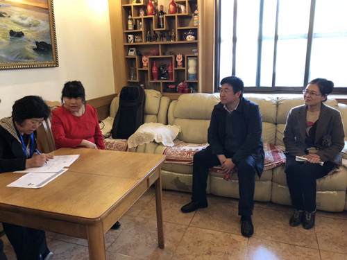 图为调研指导现场