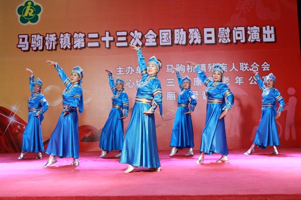 马驹桥镇第二十三次全国助残日慰问演出现场