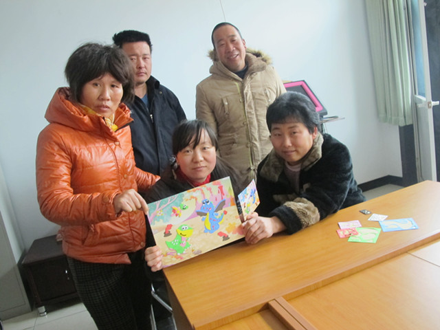 职康站学员展示作品
