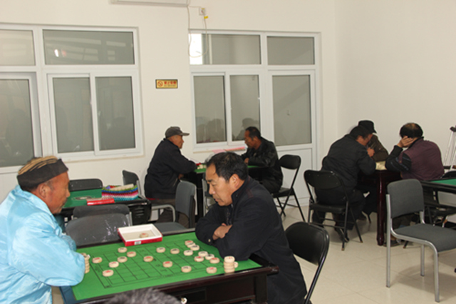 图为下棋比赛现场