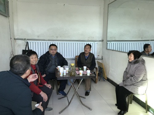 图为慰问现场