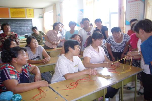 图为：培训现场