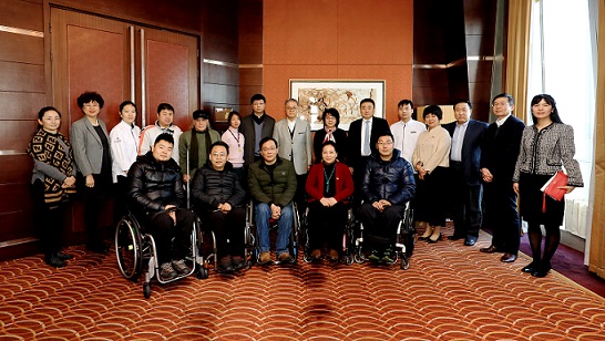 “你我携手，有爱·无碍”之走进国贸——北京市肢协迎接国际残疾人日系列活动二