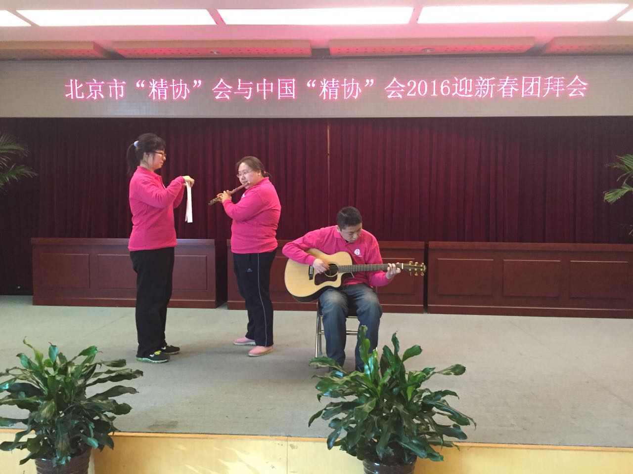 图为表演现场