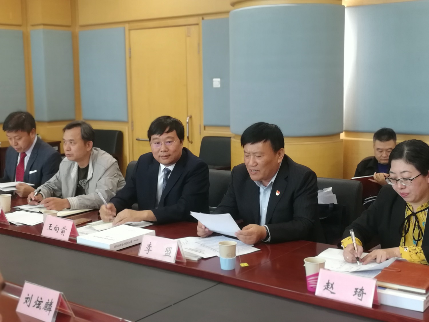 市残联副理事长李萌致辞