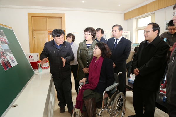 委书记李志军,区长穆鹏,副区长谢文征,冬奥会延庆运行中心领导张素枝